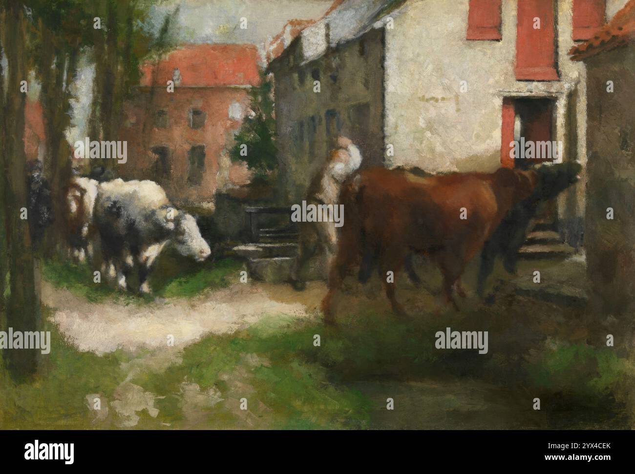 Zu den Stallungen, c1860-1900. Stockfoto