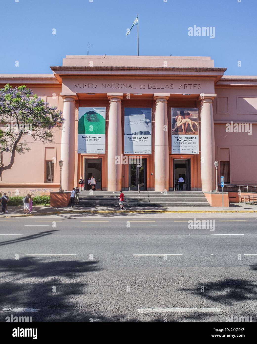Buenos Aires, Argentinien - 22. November 2024: Nationalmuseum der Schönen Künste (Museo Nacional de Bellas Artes) MNBA Stockfoto