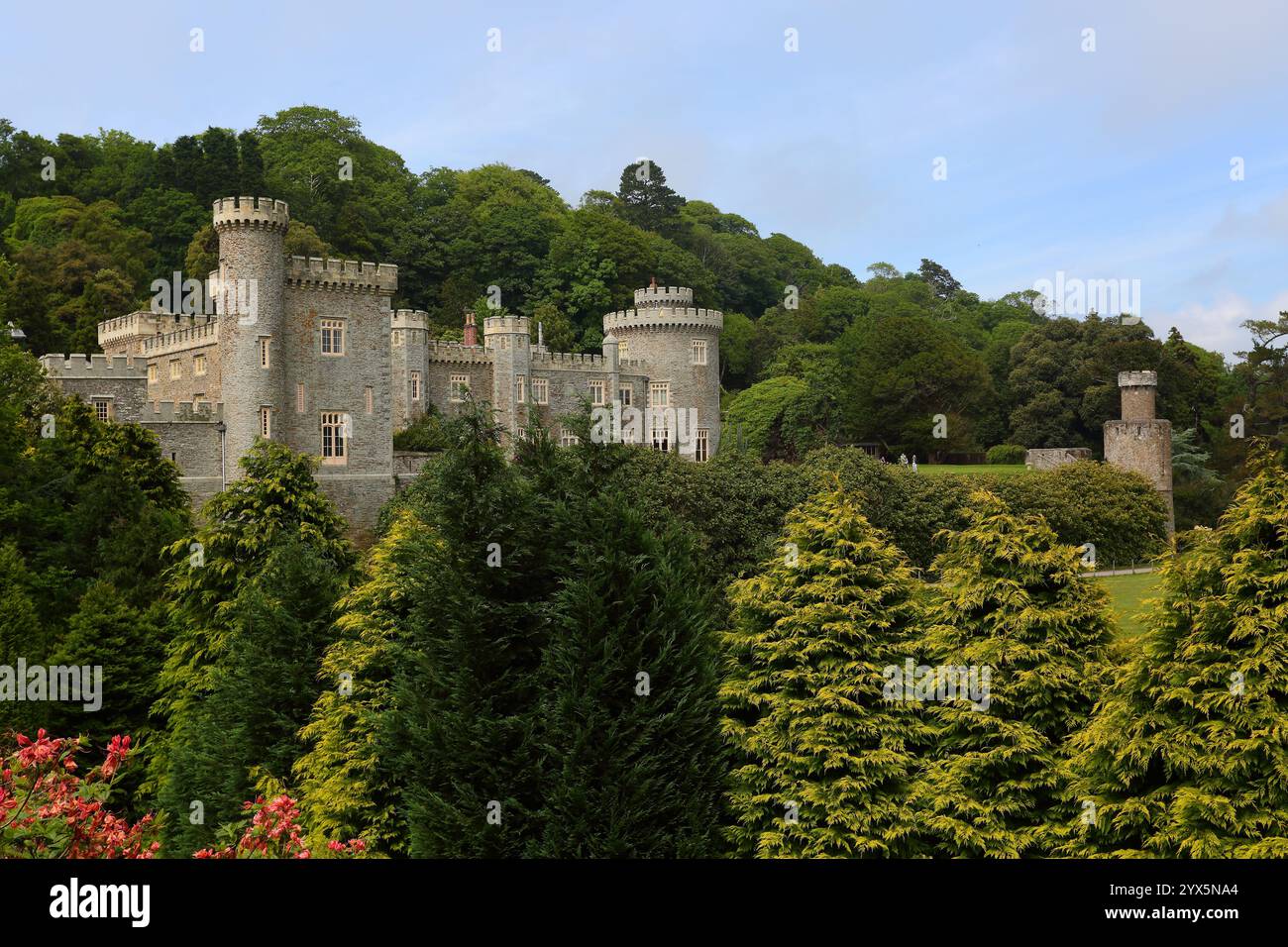 GROSSBRITANNIEN /Cornwall/Caerhays/Caerhays Castle. Stockfoto