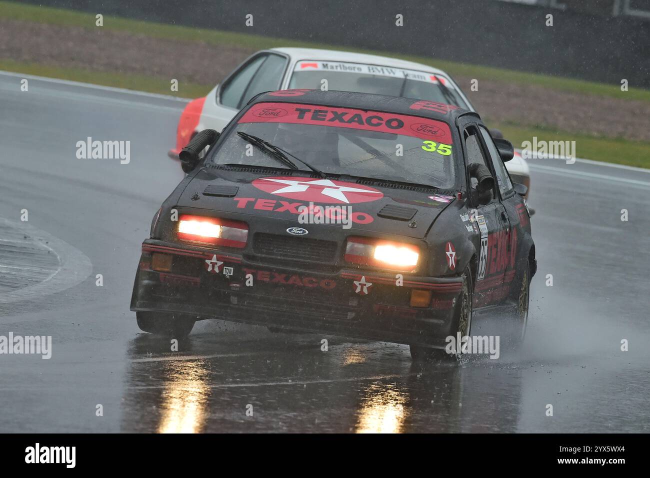 Mike Manning, Ford Sierra Cosworth RS500, Adrian Flux Trophy für MRL Historic Touring Car Challenge, ursprünglich für fünfzig Minuten Rennen geplant Stockfoto