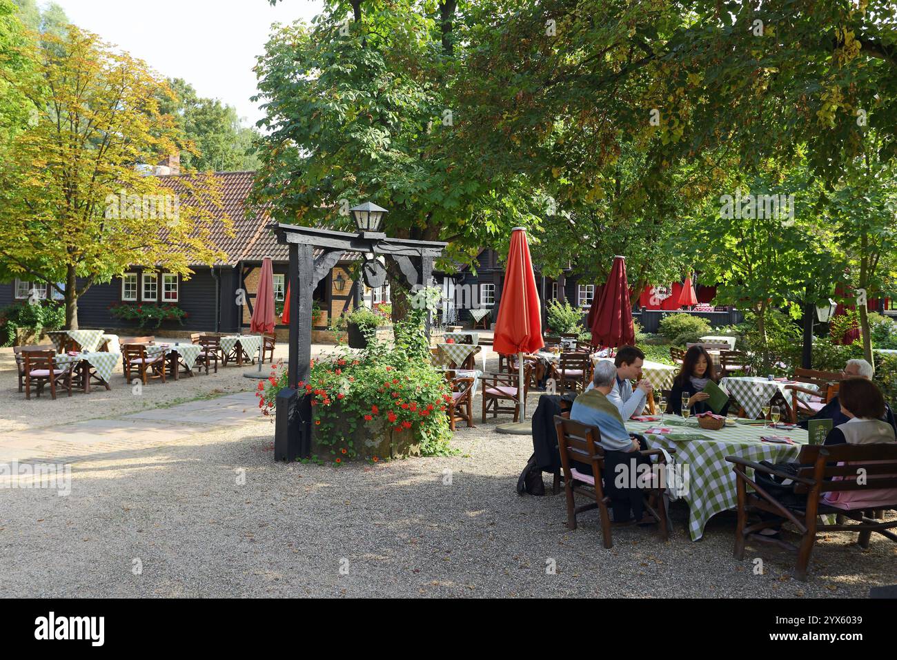 Gutshof Neuhof - Gutschänke, Dreieich Stockfoto