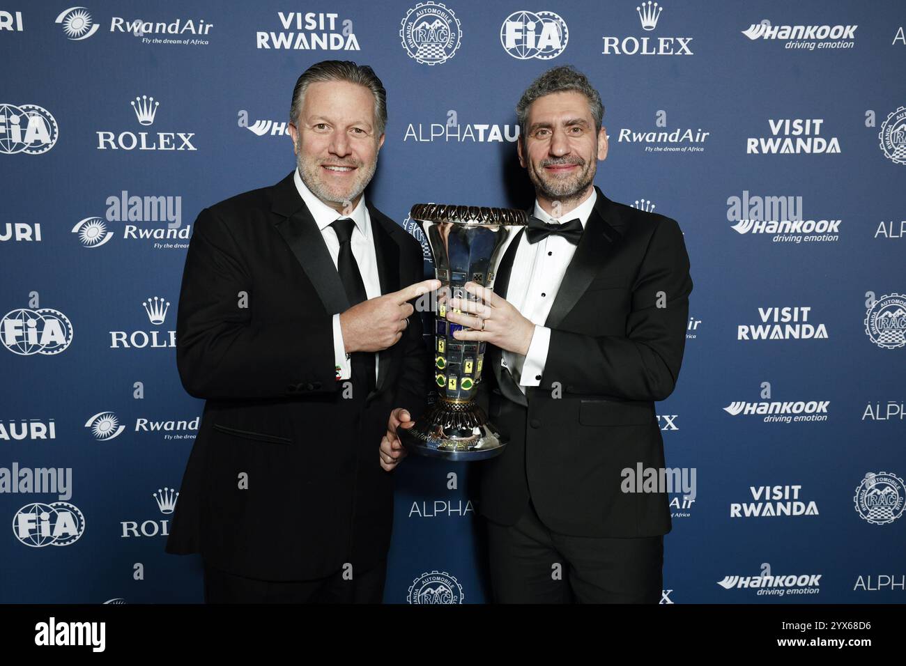 BROWN Zak, McLaren Racing, FIA Formel 1, Porträt STELLA ANDREA während der FIA Awards 2024 am 13. Dezember 2024 in der BK Arena in Kigali, Ruanda Stockfoto