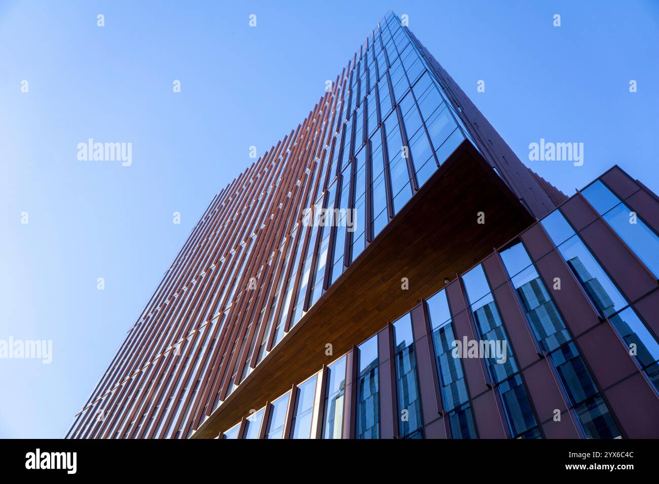Mit Museum, Gambrill Center, Außenfassade des Gebäudes, extrem niedrige Sicht, Cambridge, Massachusetts, USA Stockfoto