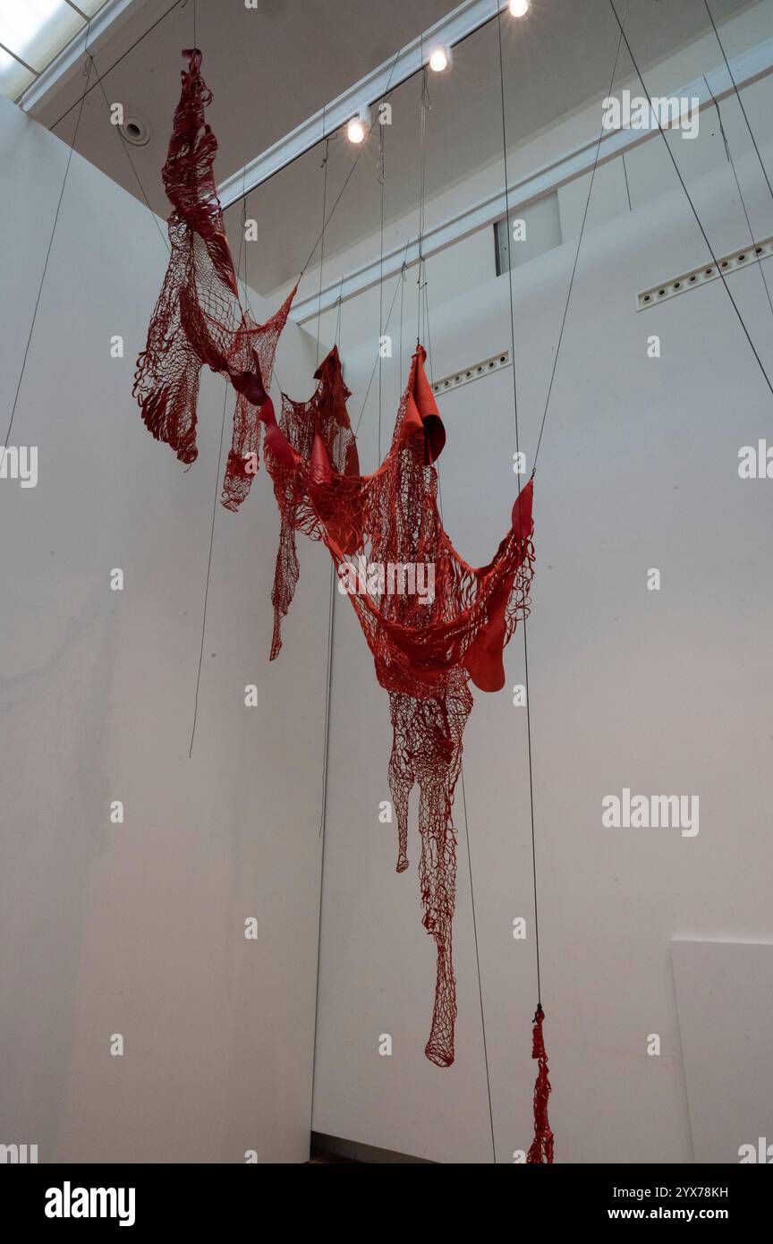 le Grand Palais sur le Fil de Chiharu Shiota Stockfoto