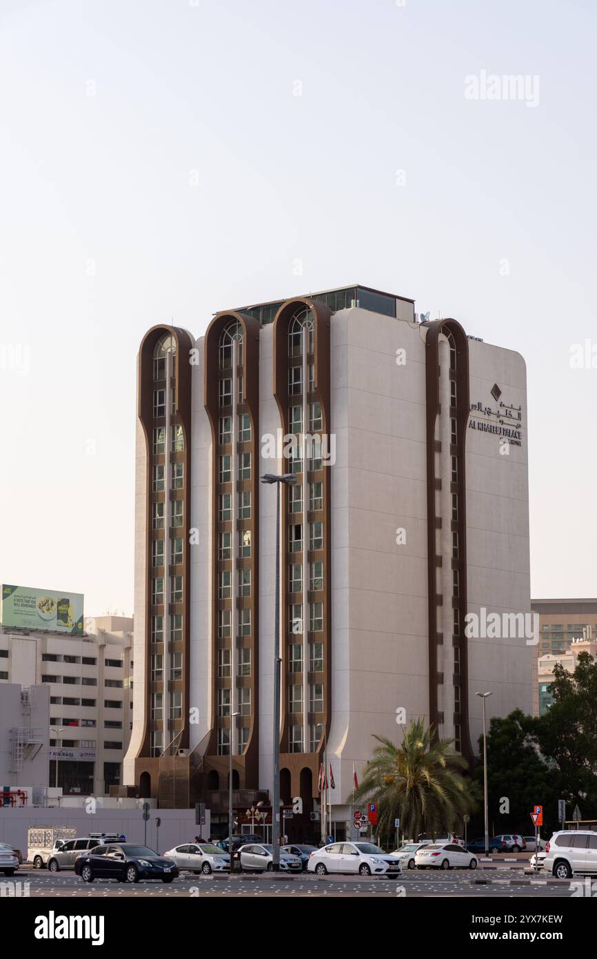 Al Khaleej Palace Deira 4-Sterne-Hotel, Vereinigte Arabische Emirate. Stockfoto