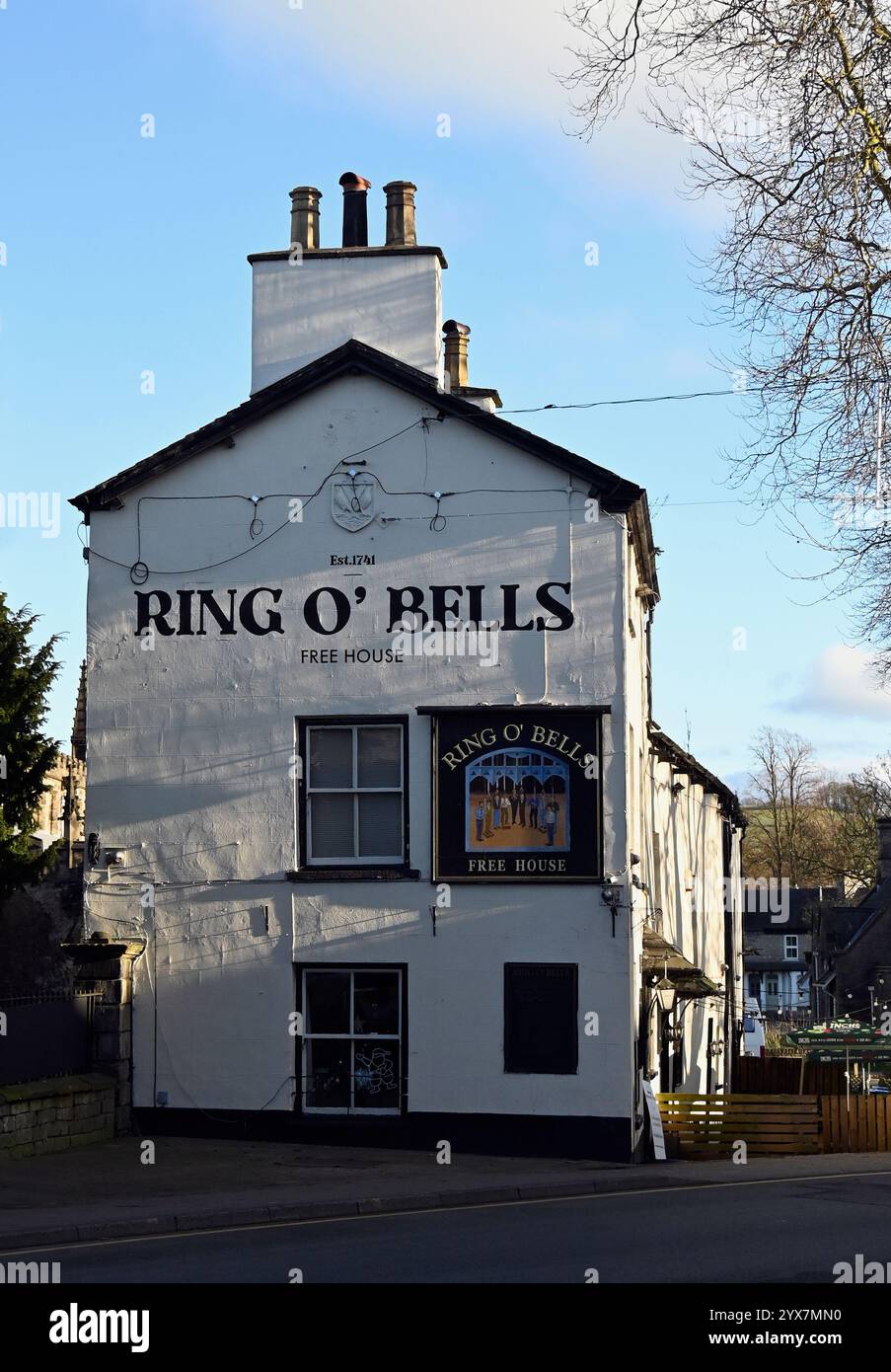 Public House. Ring O' Bells, Kirkland, Kendal, Cumbria, England, Vereinigtes Königreich, Europa. Stockfoto