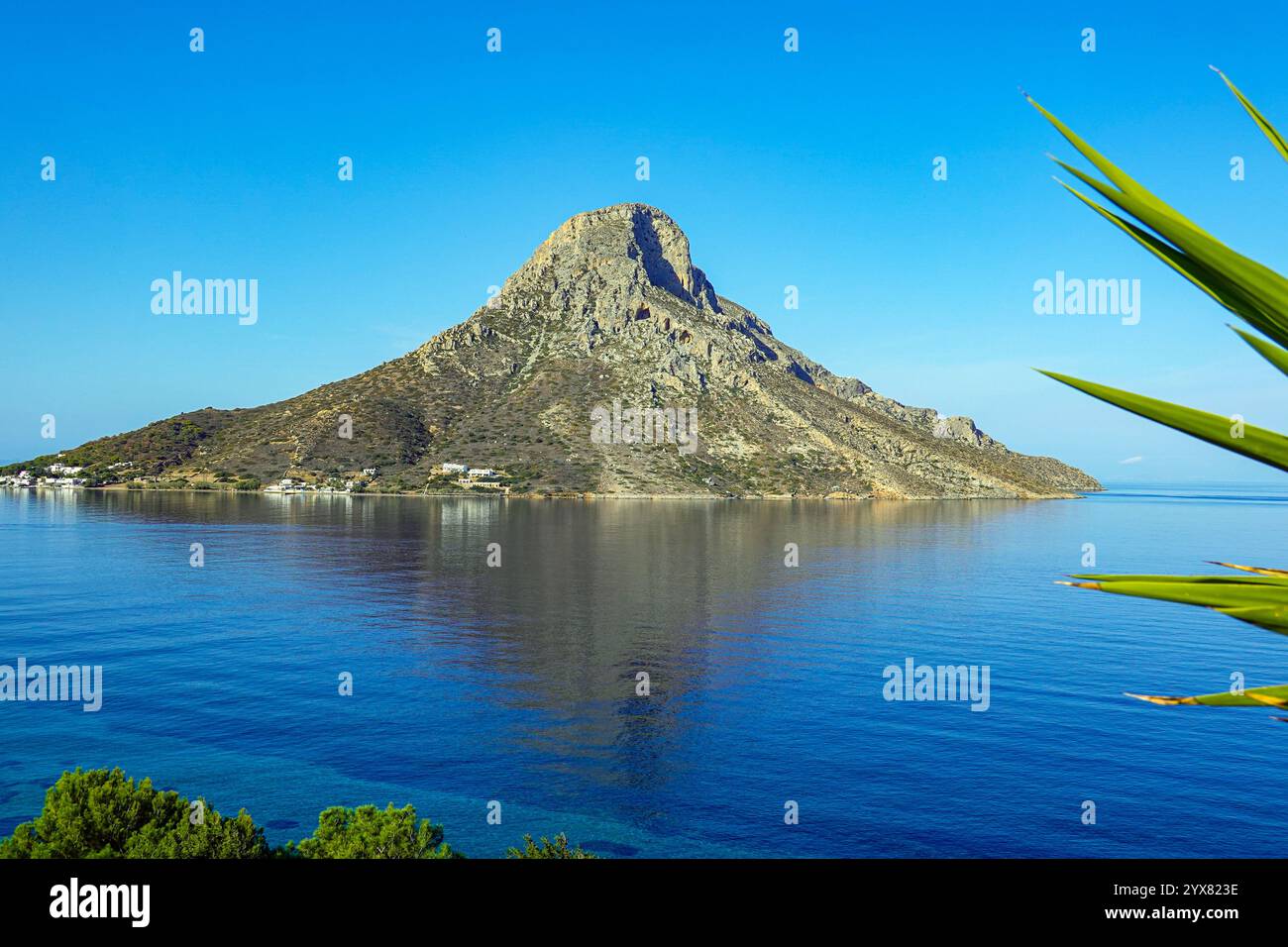 Die Insel Kalymnos auf den Dodekanesischen Inseln, Griechenland, Ägäis Stockfoto