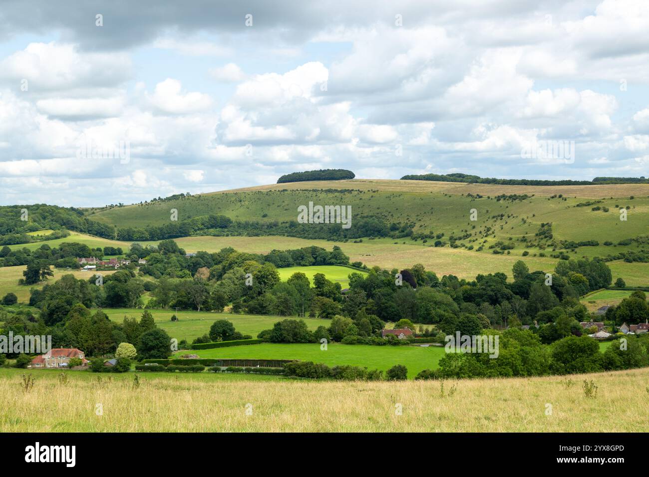 Breeze HLL von Melbury Hill, Dorset, England, Großbritannien Stockfoto