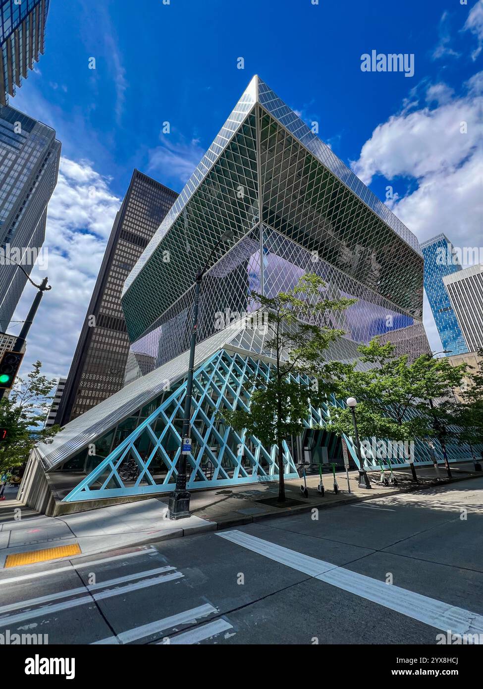 Seattle, Washington - Smartphone-aufgenommenes Stockfoto