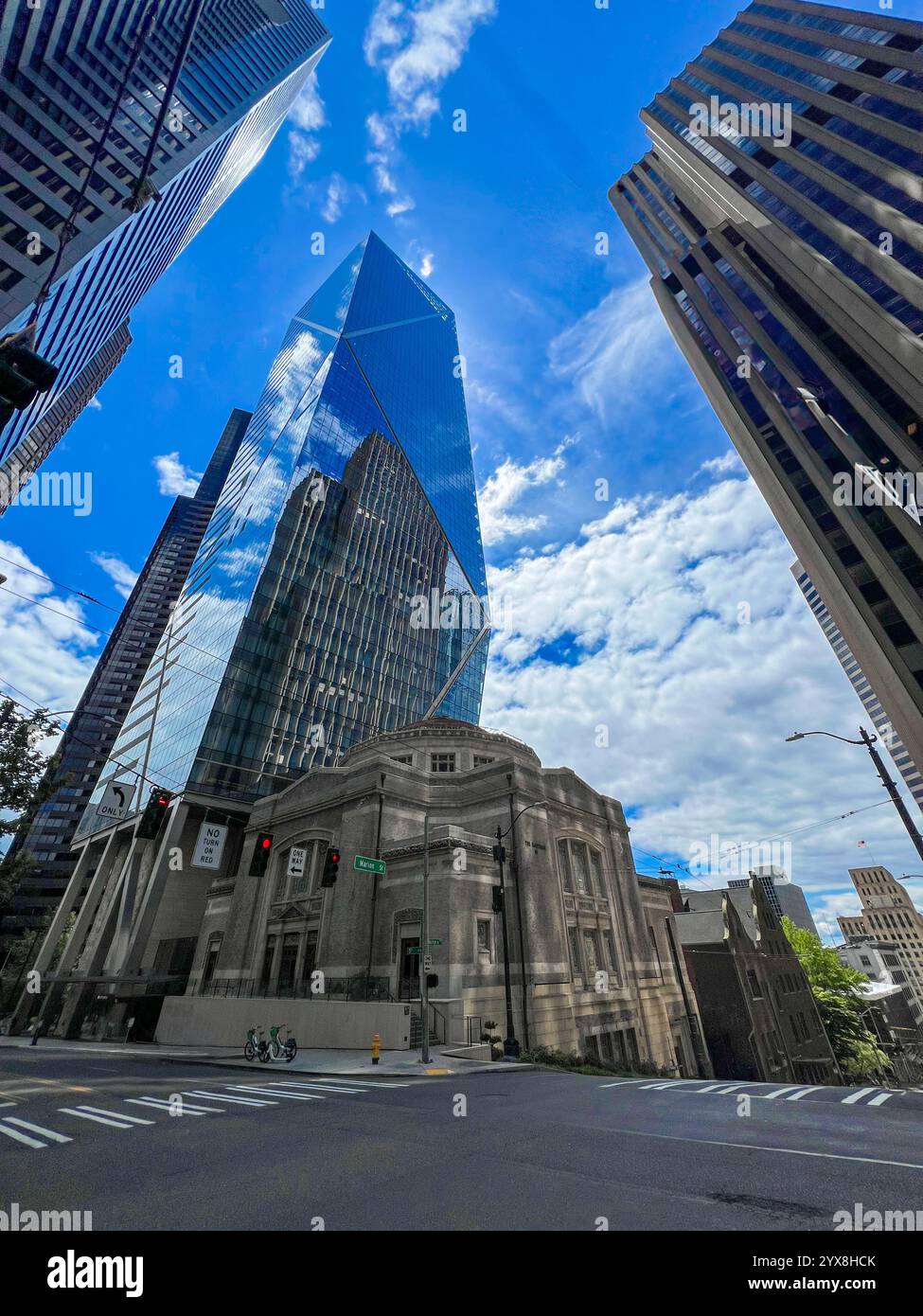 Seattle, Washington - Smartphone-aufgenommenes Stockfoto