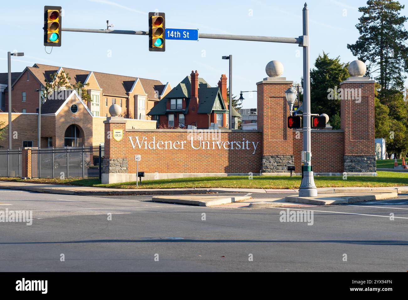 Widener University in Chester, Pennsylvania, USA Stockfoto