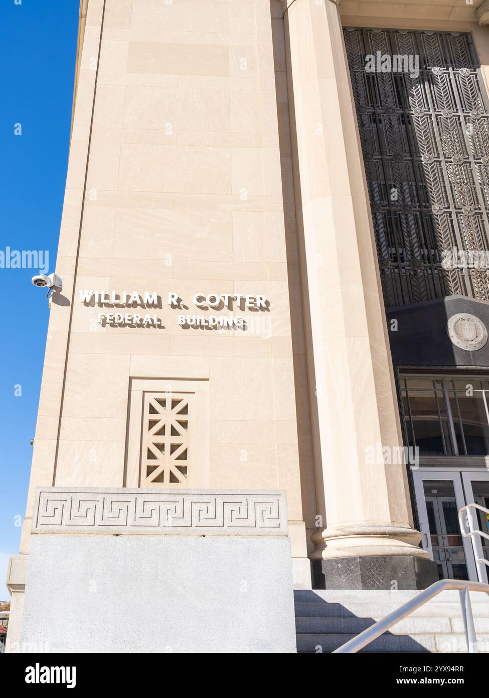 Hartford, CT, USA – 8. November 2023: William R. Cotter Federal Building in Hartford, Connecticut, USA Stockfoto