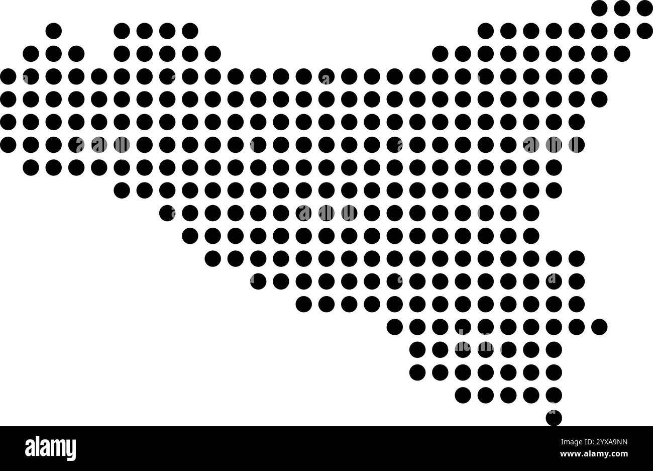 Insel sizilien Karte Symbol Illustration Design Stock Vektor