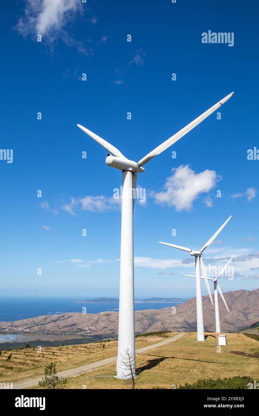 Windkraft, Alternative zum Klimawandel Stockfoto