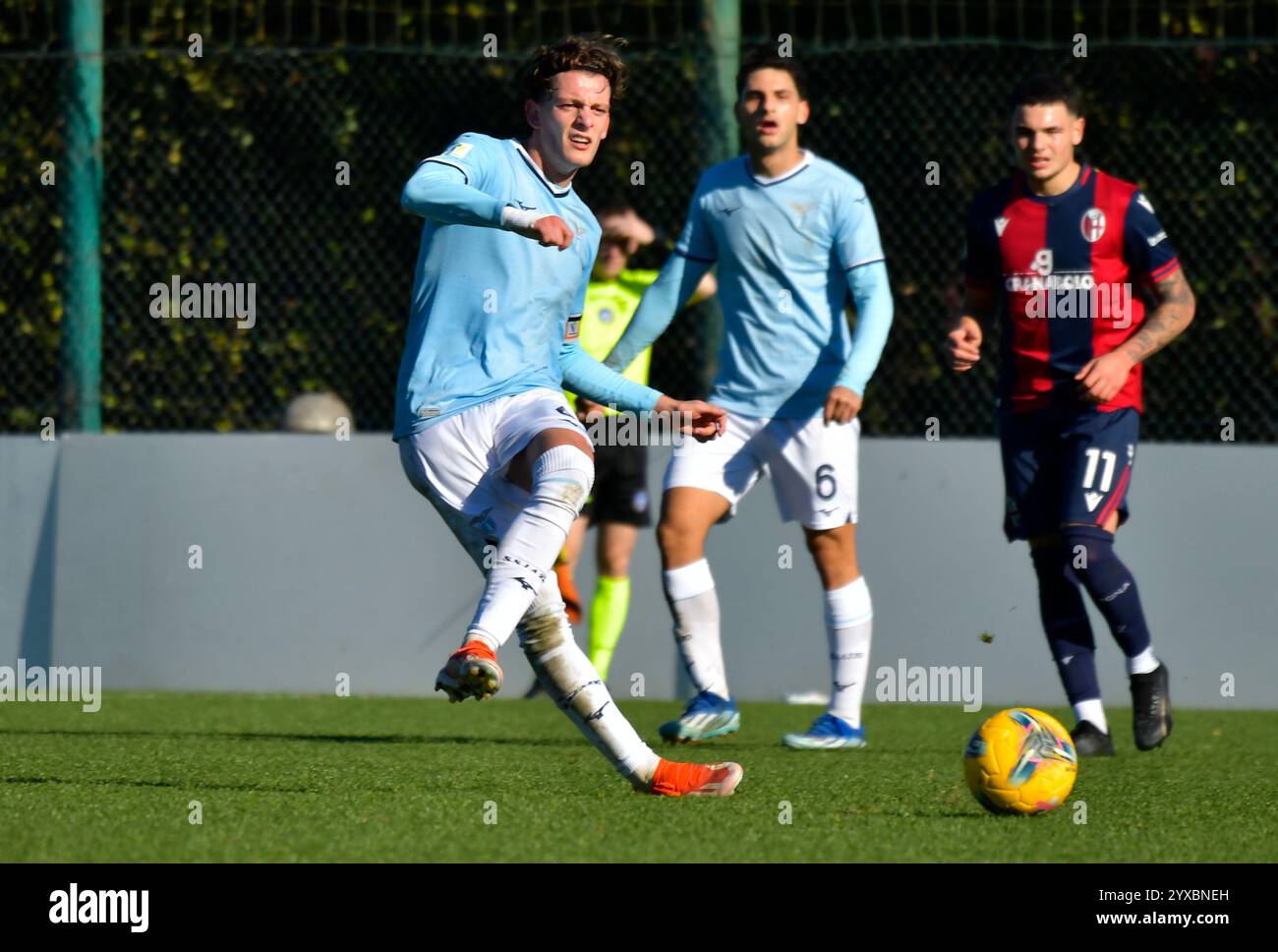 Rom, Italien. Dezember 2024. Marco Nazzaro von SS Latium U20 - Lazio U20 vs Bologna U20 15. Tag der italienischen Fußballmeisterschaft Primavera 1 im Mirko Fersini Stadion am 15. Dezember 2024 in Formello - Rom, Italien Credit: Roberto Bettacchi Photography/Alamy Live News Stockfoto