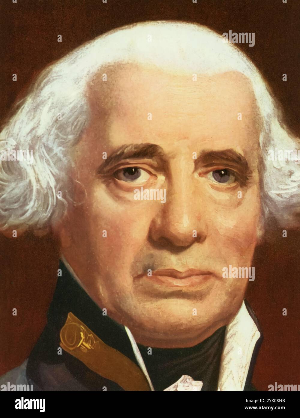 Admiral Richard Howe, 1. Earl Howe, 1794. Von John Singleton Copley (1738–1815). Admiral der Flotte Richard Howe, 1. Earl Howe (1726–1799), war ein Offizier der Royal Navy, Politiker und Peer. Er diente im Österreichischen Erbfolgekrieg und im Siebenjährigen Krieg. Stockfoto Admiral Richard Howe, 1. Earl Howe, 1794. Von John Singleton Copley (1738–1815). Admiral der Flotte Richard Howe, 1. Earl Howe (1726–1799), war ein Offizier der Royal Navy, Politiker und Peer. Er diente im Österreichischen Erbfolgekrieg und im Siebenjährigen Krieg. Stockfoto