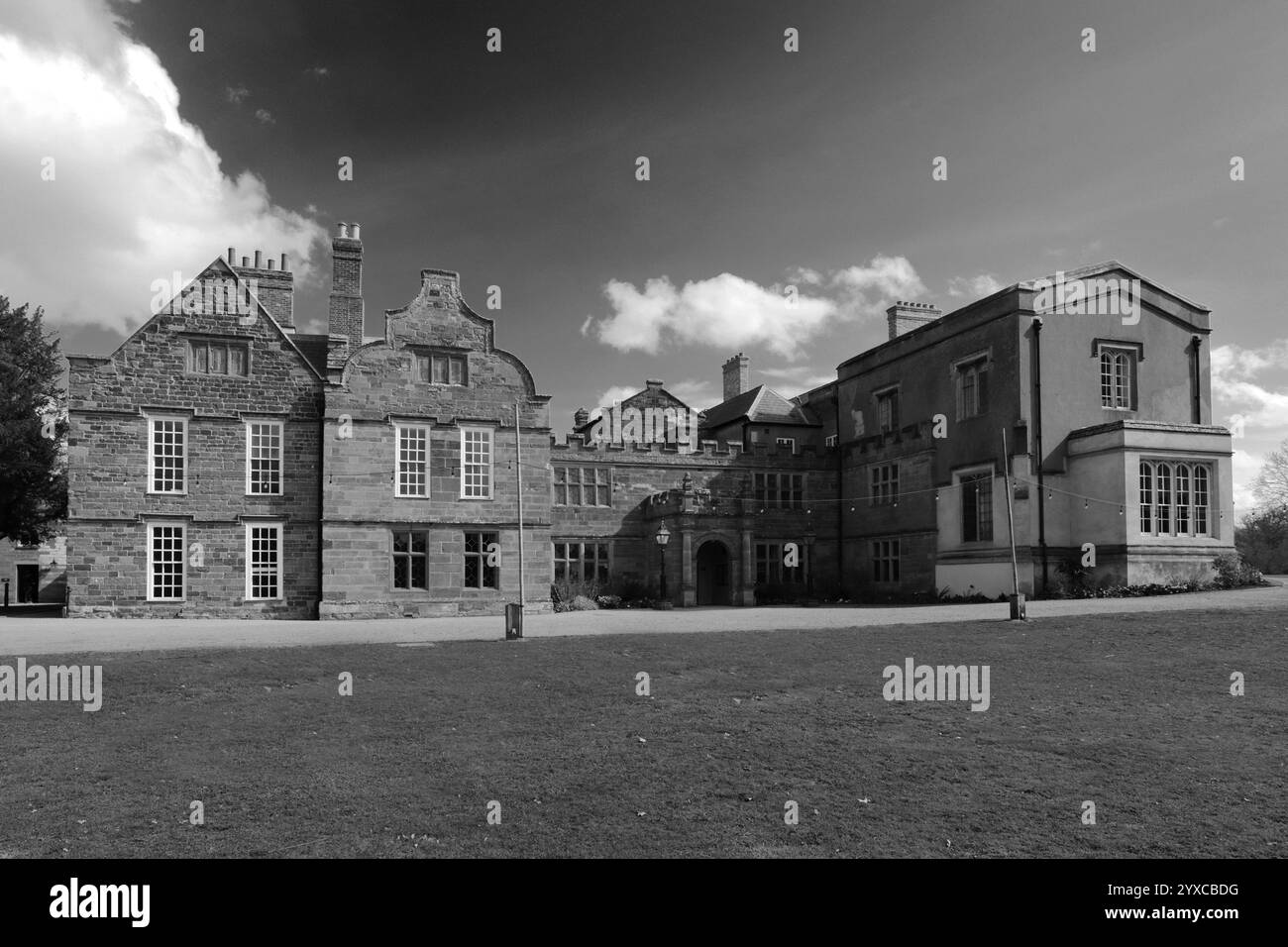 Blick auf Delapre Abbey, Northampton Town, Northamptonshire, England; Großbritannien Stockfoto