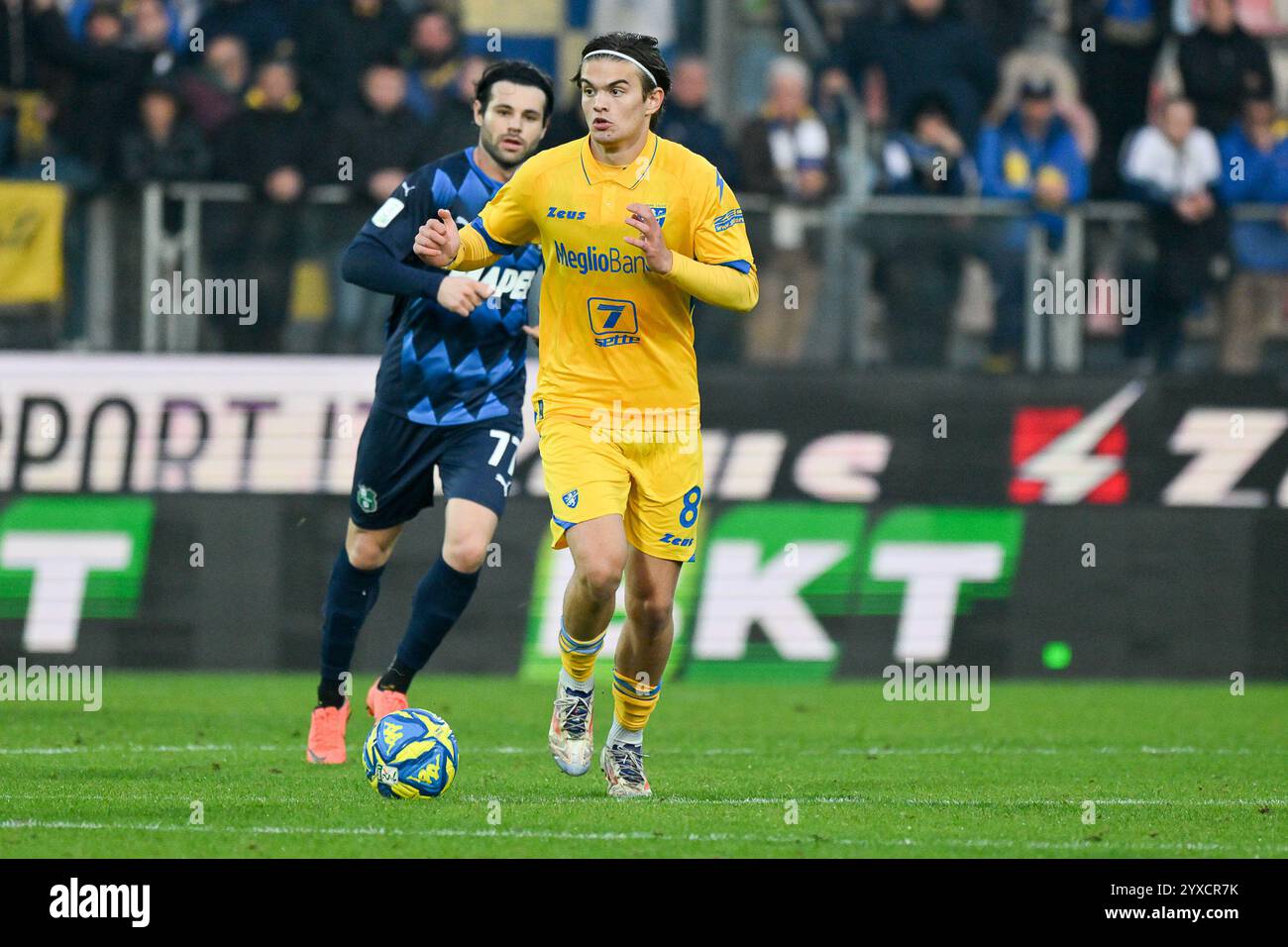 Dezember 2024, Benito Stirpe Stadium, Frosinone, Italien; Fußballspiel Serie B; Frosinone gegen Sassuolo; Isak Vural von Frosinone Stockfoto