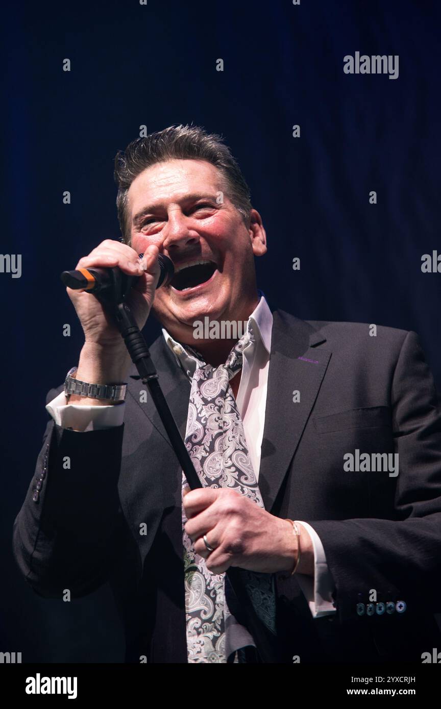 London, Vereinigtes Königreich. November 2024. Es ist ein Revival-Abend in den 80er Jahren in der O2 Arena, als der Ex-Spandau Ballet-Sänger Tony Hadley für den Culture Club eröffnet. Cristina Massei/Alamy Live News. Stockfoto