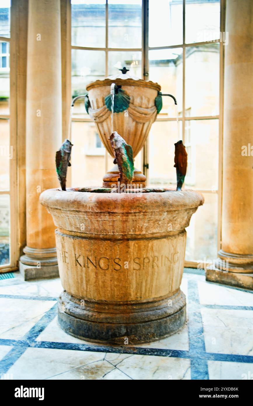 The Kings Spring, The Pump Room, Bath, Somerset, England Stockfoto