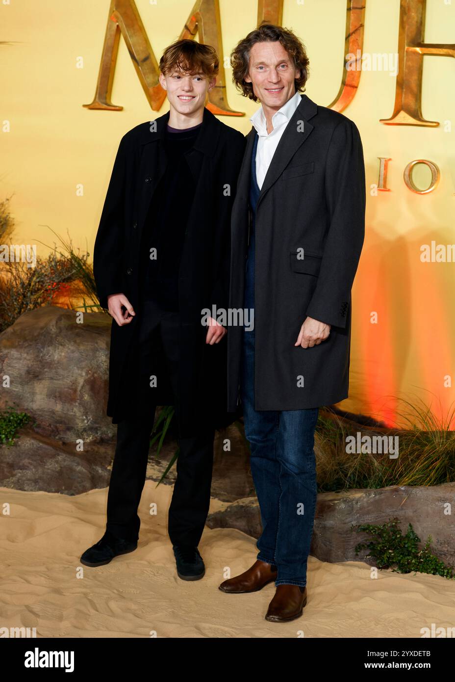 London, Großbritannien. Dezember 2024. Jan Koeppen nimmt an der Mufasa, dem Lion King UK Premiere auf der Cineworld am Leicester Square Teil. (Foto: Cat Morley/SOPA Images/SIPA USA) Credit: SIPA USA/Alamy Live News Stockfoto