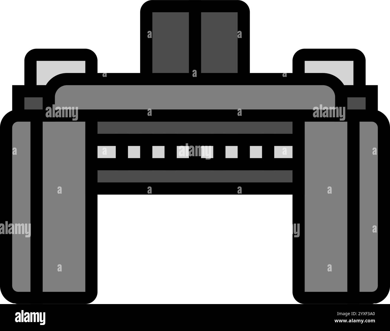 Ölfilterschlüssel Auto Reparatur Farbe Symbol Vektor Illustration Stock Vektor