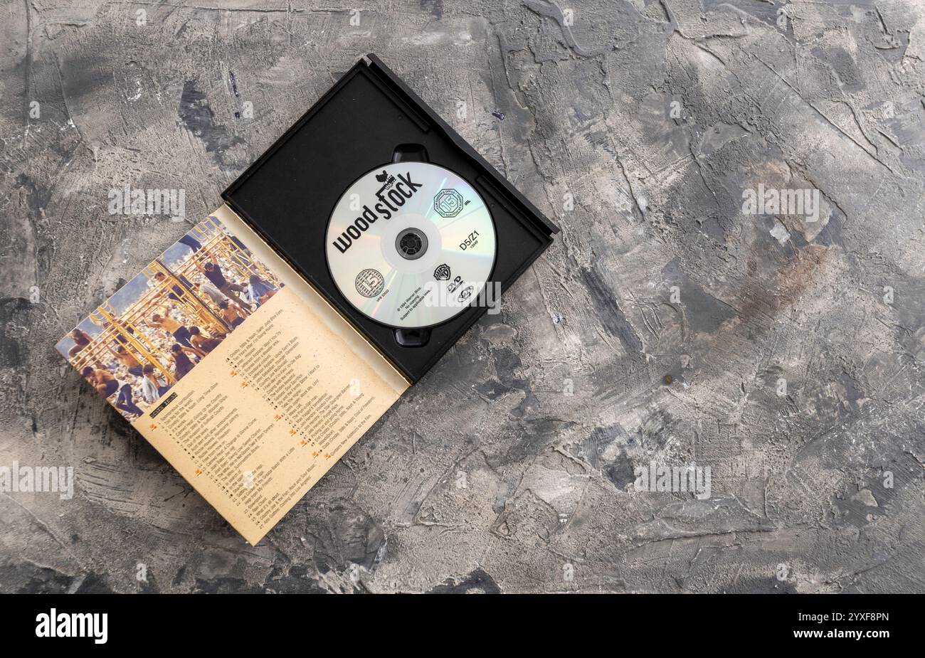 1994 Regisseure schnitten 1970 die Veröffentlichung Woodstock aus, eine Dokumentation über das dreitägige Musikfestival in Mud and Chaos mit vielen wichtigen Bands Stockfoto