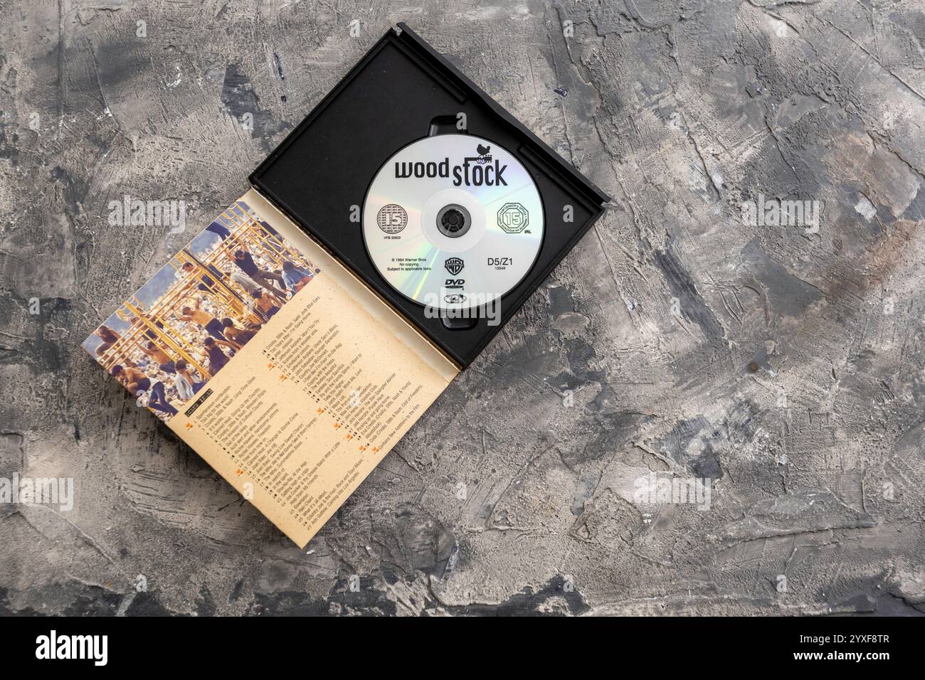 1994 Regisseure schnitten 1970 die Veröffentlichung Woodstock aus, eine Dokumentation über das dreitägige Musikfestival in Mud and Chaos mit vielen wichtigen Bands Stockfoto