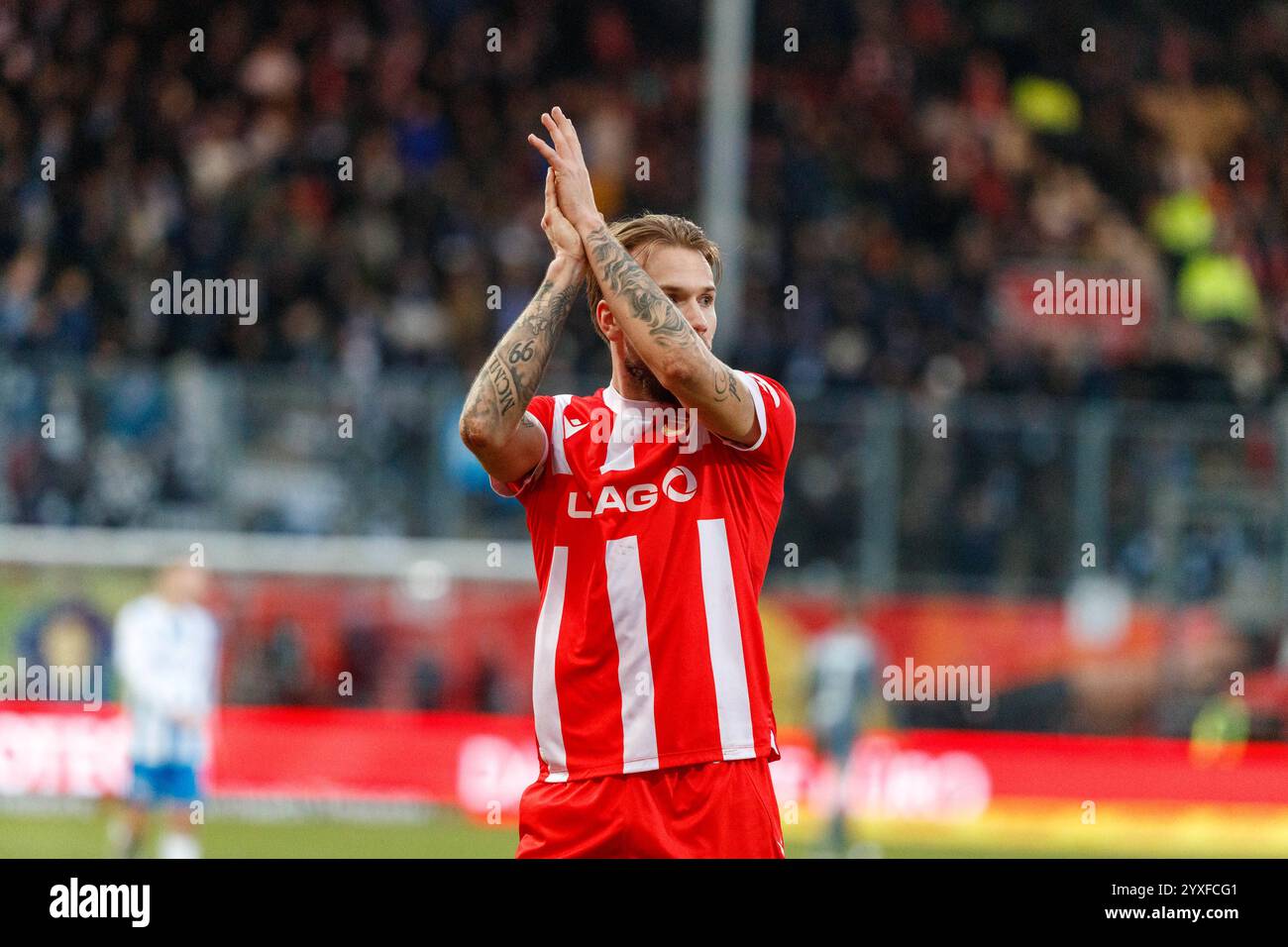 Niko Bretschneider Cottbus GER, FC Energie Cottbus vs. FC Hansa Rostock, Fußball, Männer, 3. Liga, 18.Spieltag, Spielzeit 2024/2025, 15.12.2024 Cottbus LEAG Energie Stadion Brandenburg Deutschland *** Niko Bretschneider Cottbus GER, FC Energie Cottbus vs FC Hansa Rostock, Fußball, Herren, 3 Liga, Spieltag 18, Saison 2024 2025, 15 12 2024 Cottbus LEAG Energie Stadion Brandenburg Deutschland Stockfoto