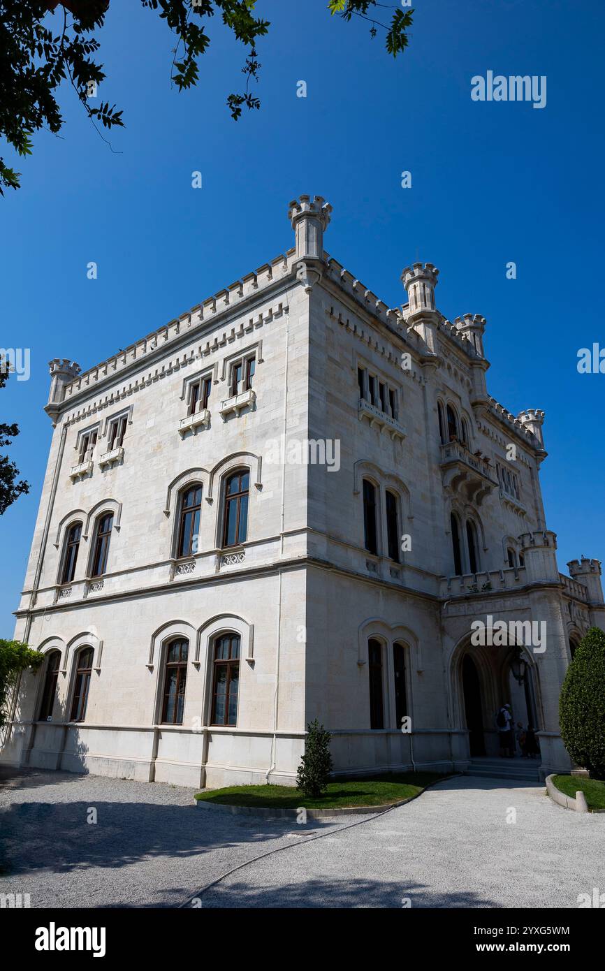 Castello di Miramare, Triest, Italien Stockfoto