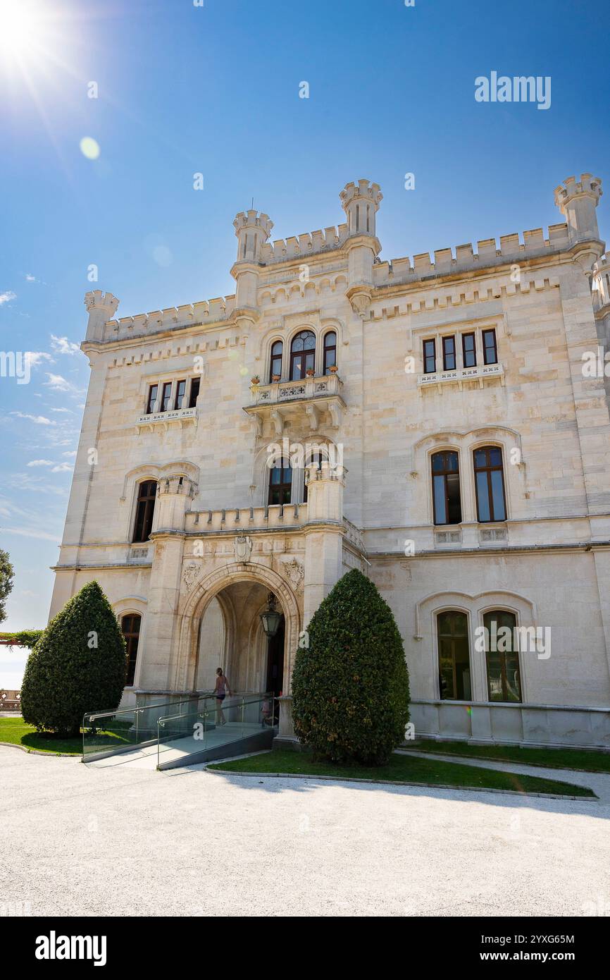 Castello di Miramare, Triest, Italien Stockfoto