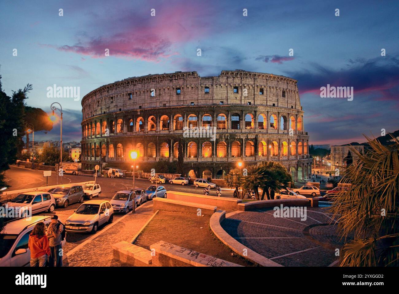 Italien Lazio Rom Kolosseum Stockfoto