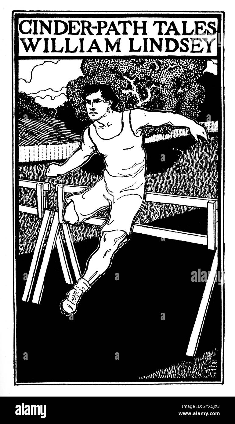 1898 Buchcover, Cinder-Path Tales, von William Lindsey, entworfen von John Sloan Stockfoto