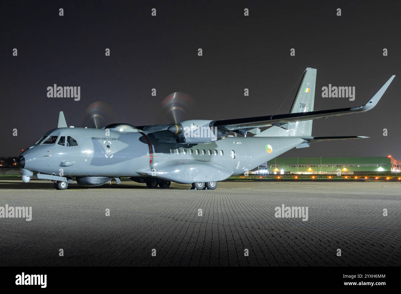 Die EADS CASA C-295 Marine Patrouillenflugzeuge des Irish Air Corps. Stockfoto