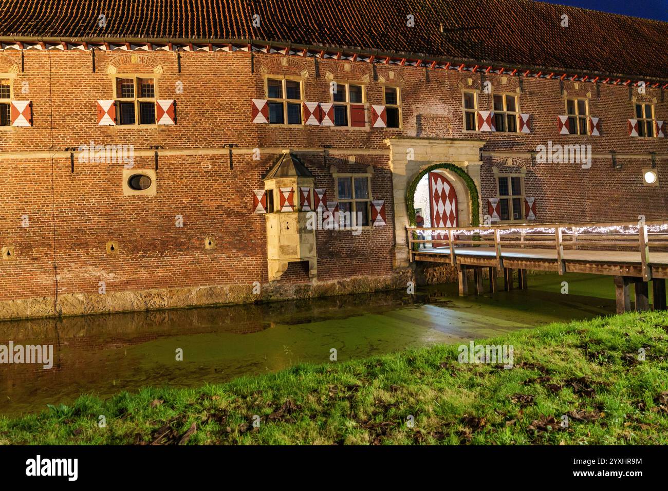 weihnachtsfeier auf dem Schloss raesfeld Stockfoto