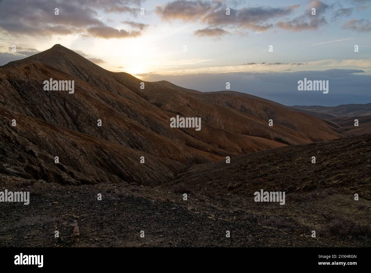 Fuerteventura, Kanarische Inseln, Spanien. Dezember 2024. Fuerteventura ist die zweitgrößte Insel der Kanarischen Inseln, die für ihr angenehmes Klima geschätzt wird. Stockfoto