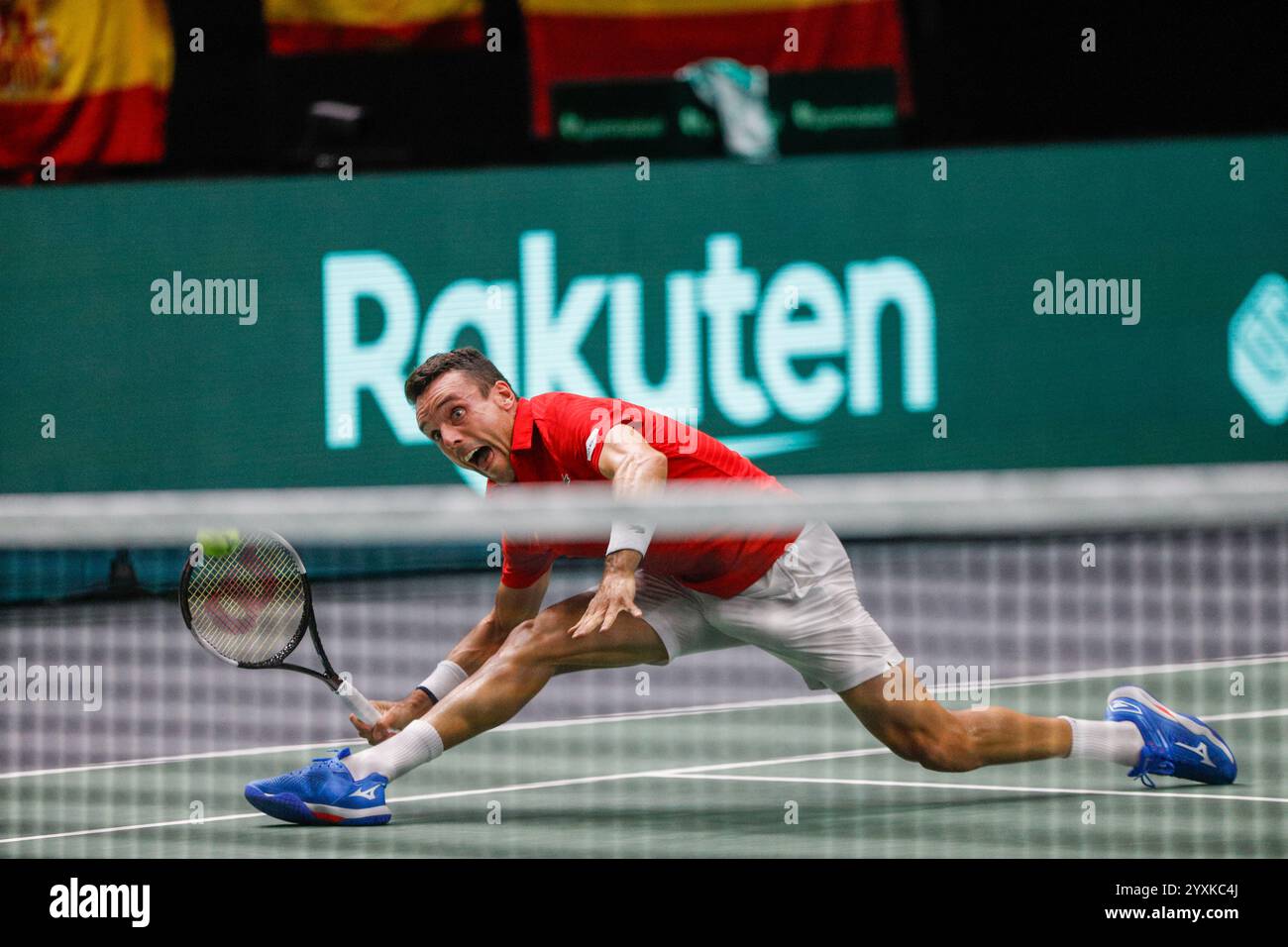 ROBERTO BAUTISTA SPANISCHER DAVIS-POKALSPIELER FÜR SPANIEN Stockfoto