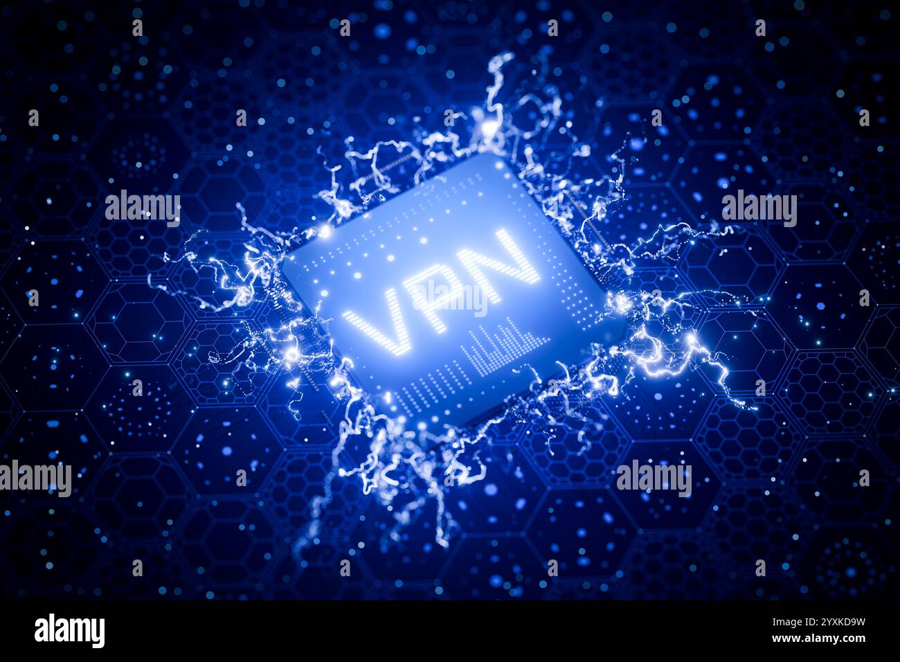 Schützen Sie sich mit VPN vor staatlicher Zensur. VPN-Geschäft. VPN-Verbindung. VPN-Zukunft. VPN-Netzwerksicherheit, Konzept der Internet-Datenschutzrichtlinie Stockfoto