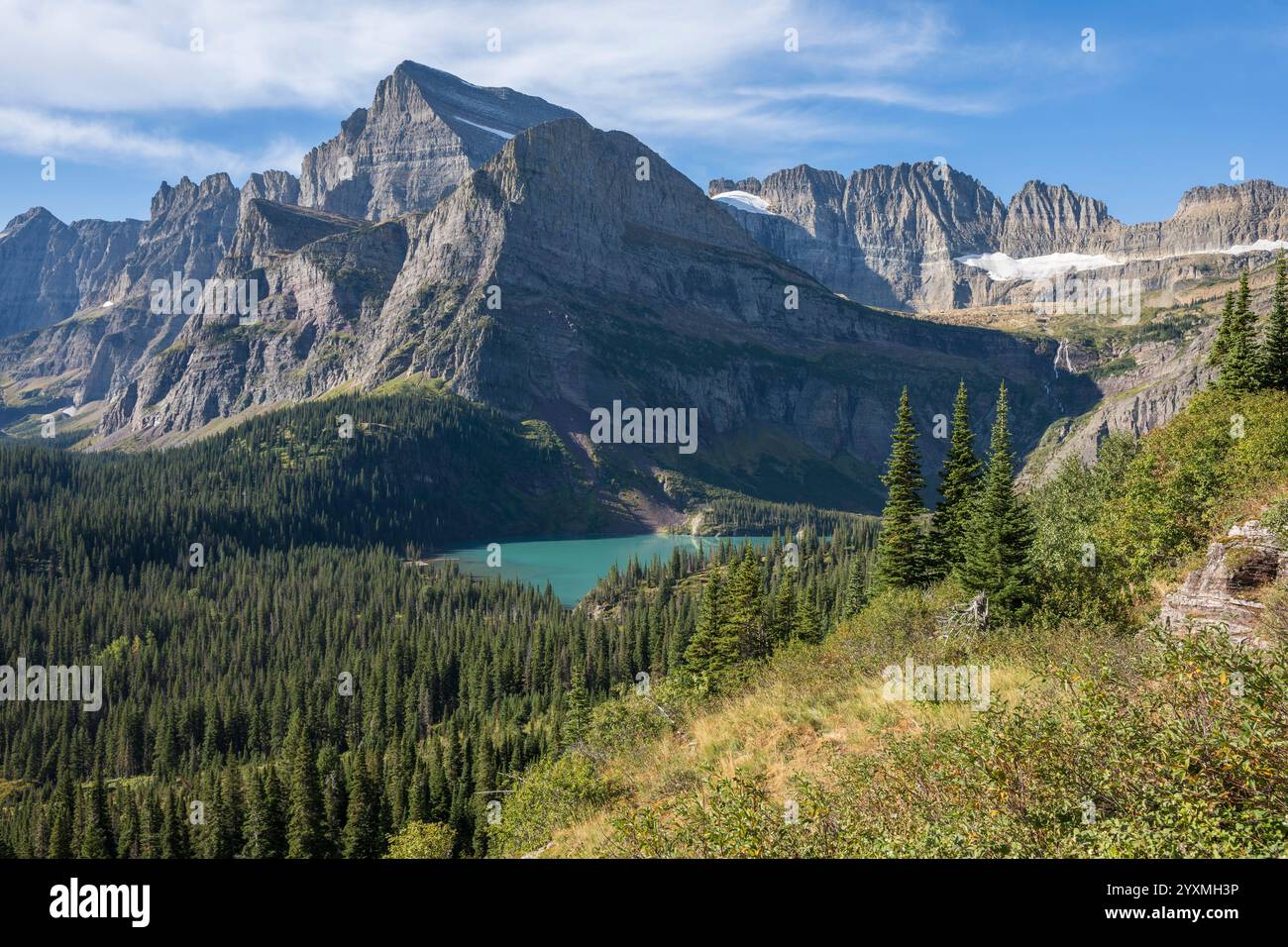 Grinnell Lake, Glacier National Park, Montana, USA Stockfoto