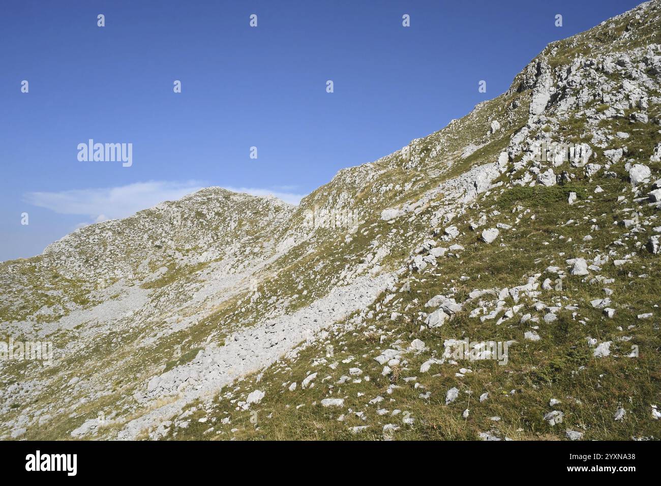 Der wilde Hang der Serra delle Gravare, Latium, Italien, Europa Stockfoto