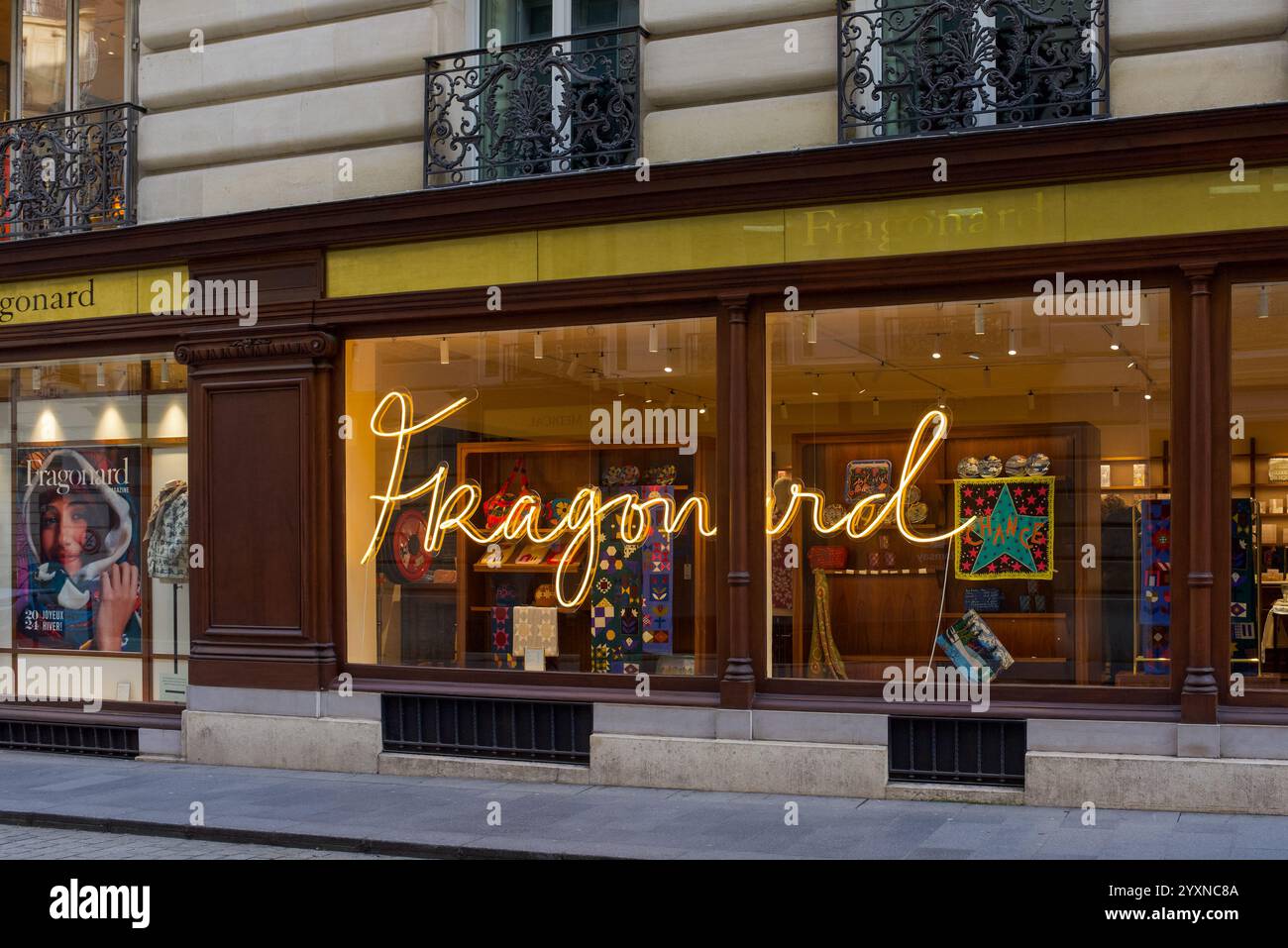 Paris, Frankreich 12.14.2024 Fragonard Boutique in Paris Stockfoto