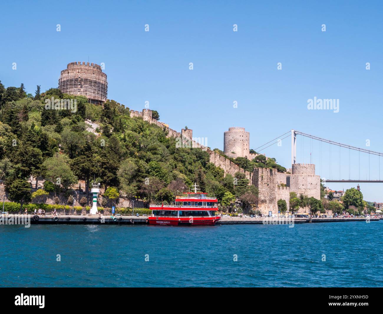Rumeli Festung in Istanbul in der Türkei Stockfoto