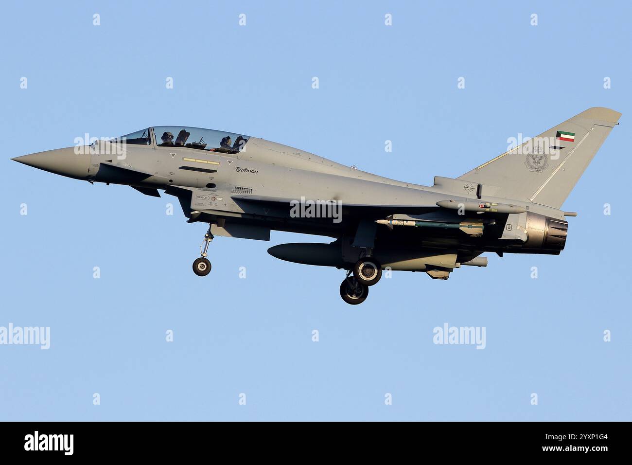 Ein EF-2000 Taifun der Kuwait Air Force. Stockfoto