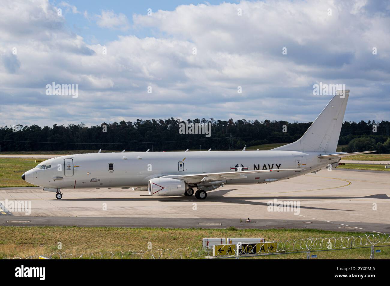 P-8A Poseidon Anti-U-Boot-Flugzeug der US Navy. Stockfoto