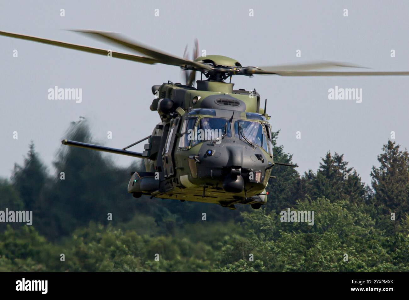 Hubschrauber der Deutschen Armee NH-90. Stockfoto