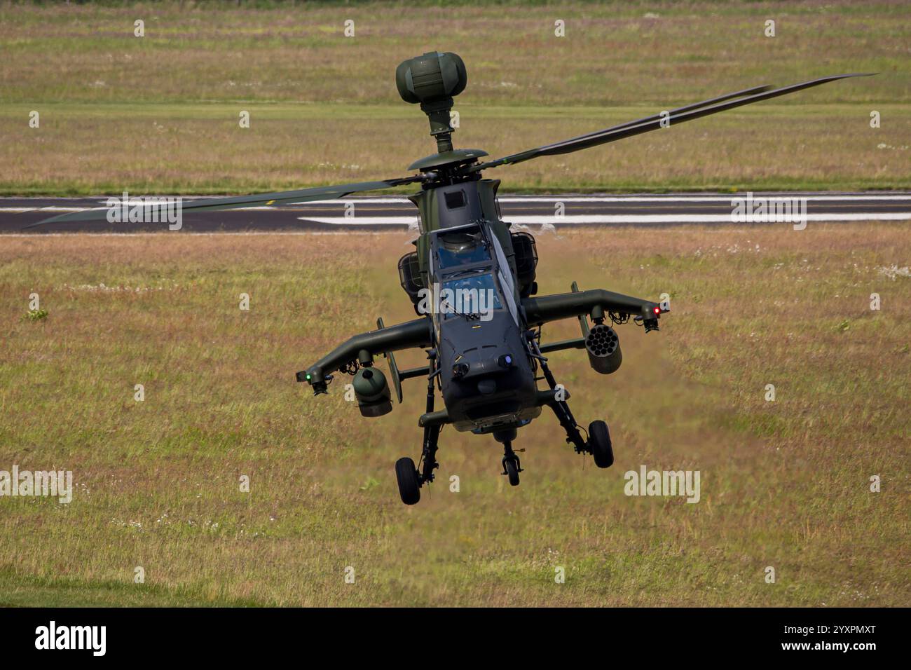 Tiger Hubschrauber der Deutschen Armee, Faasberg, Deutschland. Stockfoto