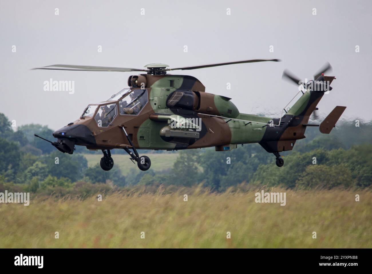 Französischer Tiger-Kampfhubschrauber, Schleswig, Deutschland. Stockfoto