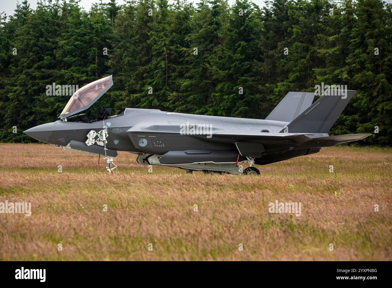 F-35A Blitz der Royal Netherlands Air Force. Stockfoto