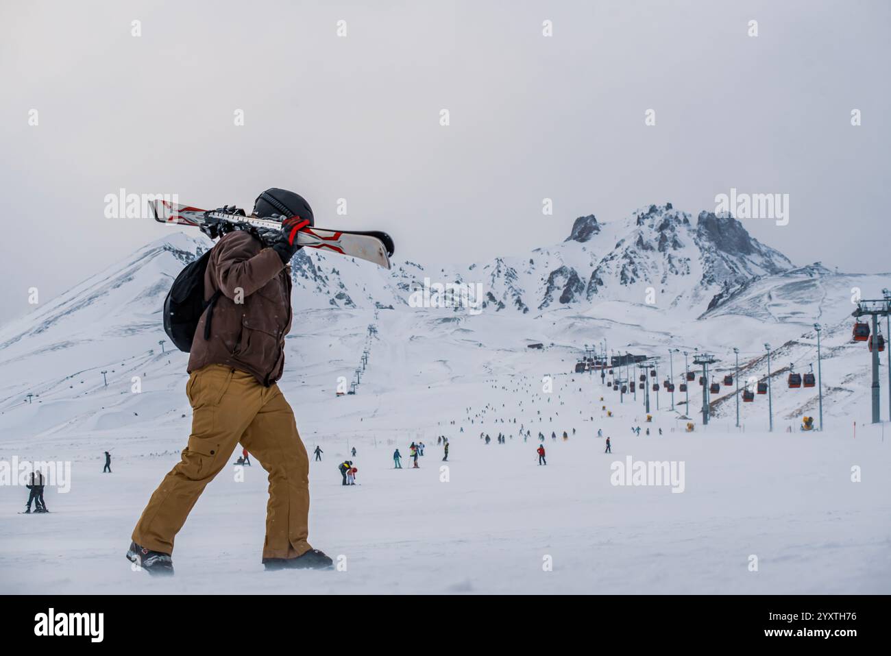 Kayseri erciyes türkei Stockfoto