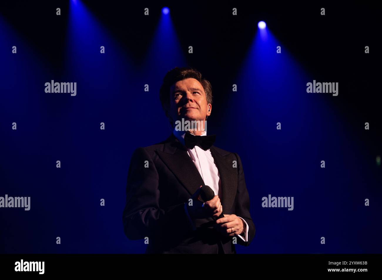 London, Vereinigtes Königreich. November 2024. Rick Astley aus den 80er-Jahren spielt in der Royal Albert Hall für die Weihnachtskonzerte. Cristina Massei/Alamy Live News. Stockfoto